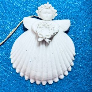 Elegant White Angel Ornament